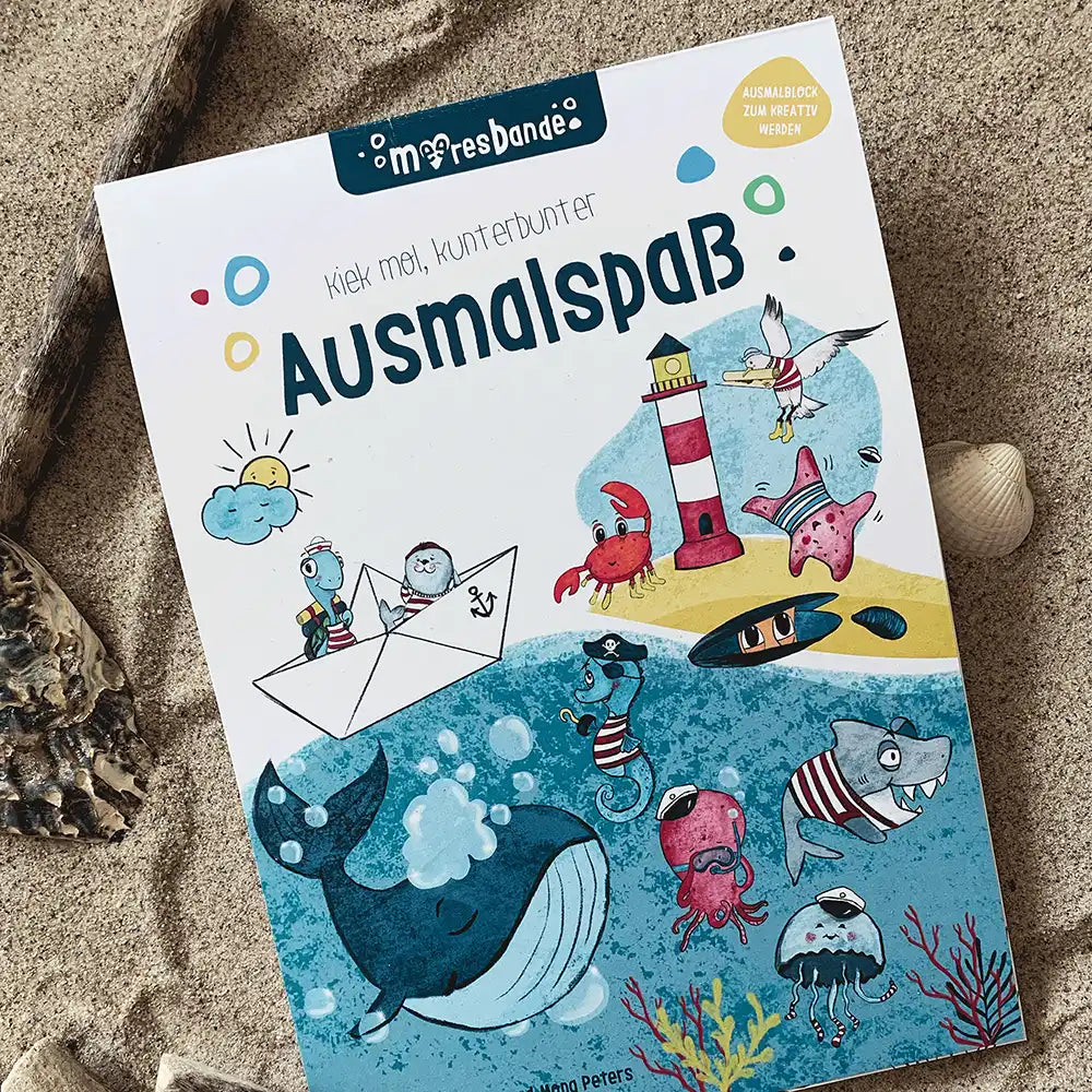 Ausmalblock – Kiek mol, kunterbunter Ausmalspaß