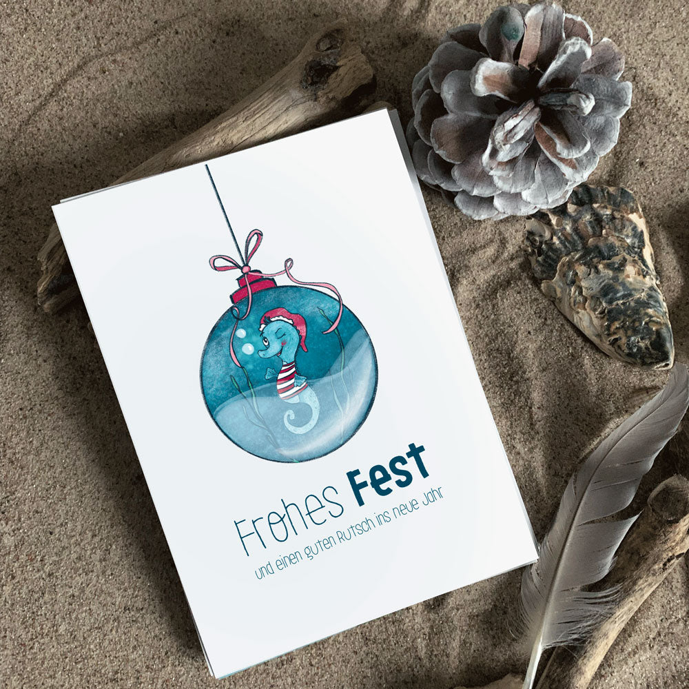 Weihnachtskarte – "Frohes Fest"