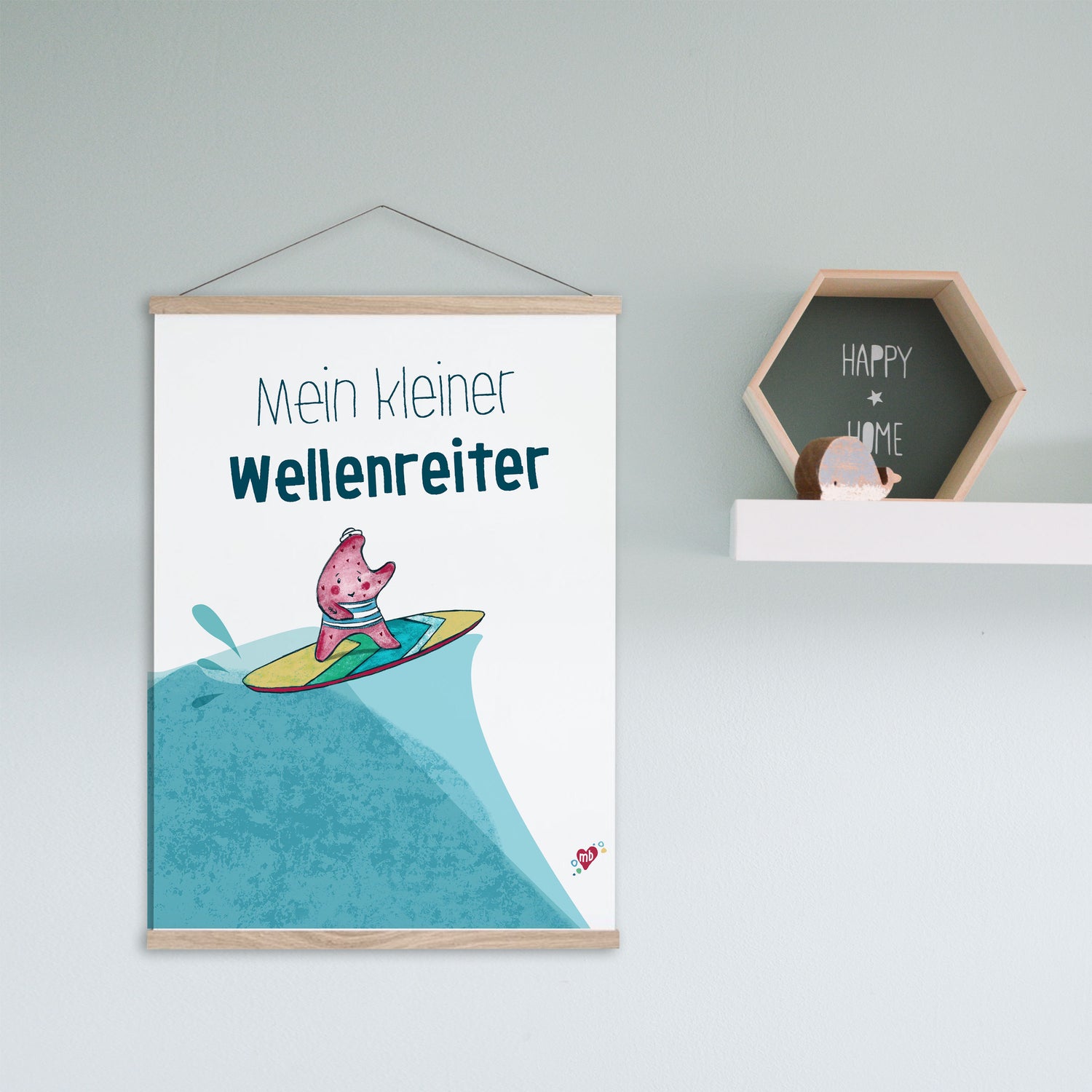 Kinderzimmer Poster Seestern